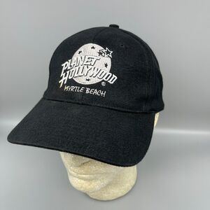 Planet Hollywood Hat Kids Youth Cap Myrtle Beach‎ VTG 1990s Nissin Vintage Black